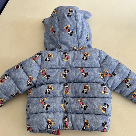 Disney Baby 6-12 month Mickey Mouse Puffer Jacket - Picture 4 of 7